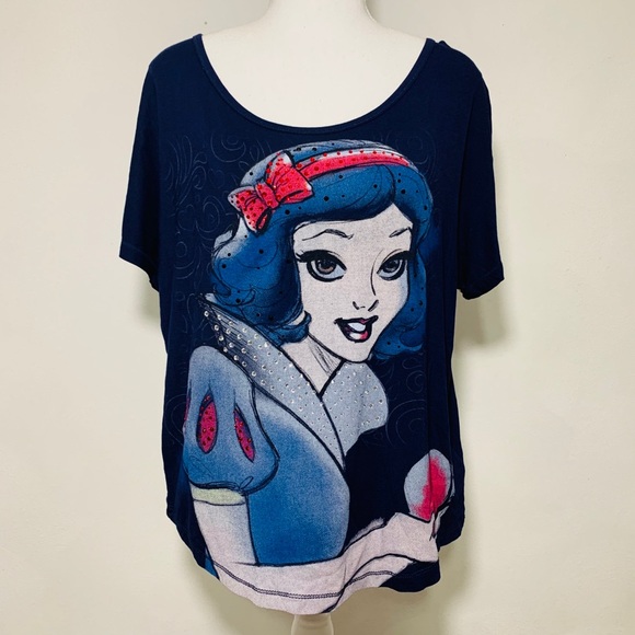 Disney Tops - Original Disney Parks Blue Snow White Tee Sz Small